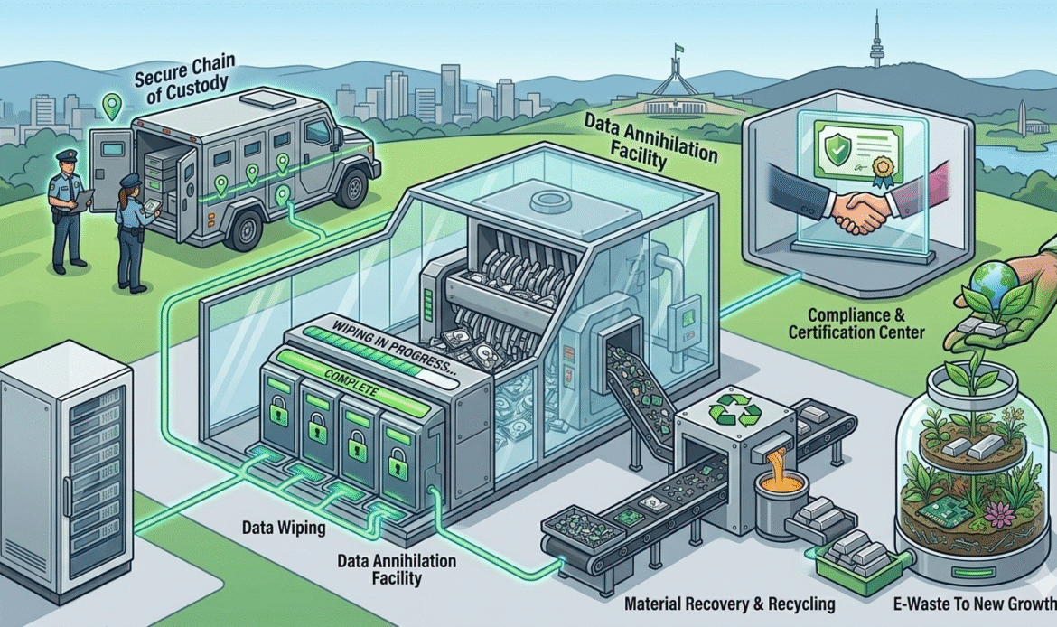 Canberra electronic recycling facility