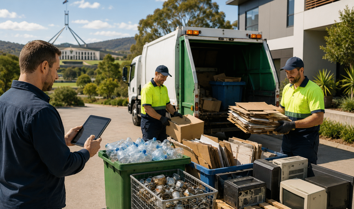 quick recycling pickup Canberra